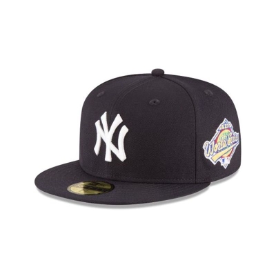 Sapca New Era New York Yankees MLB 1996 World Series Wool 59FIFTY Fitted - Albastri